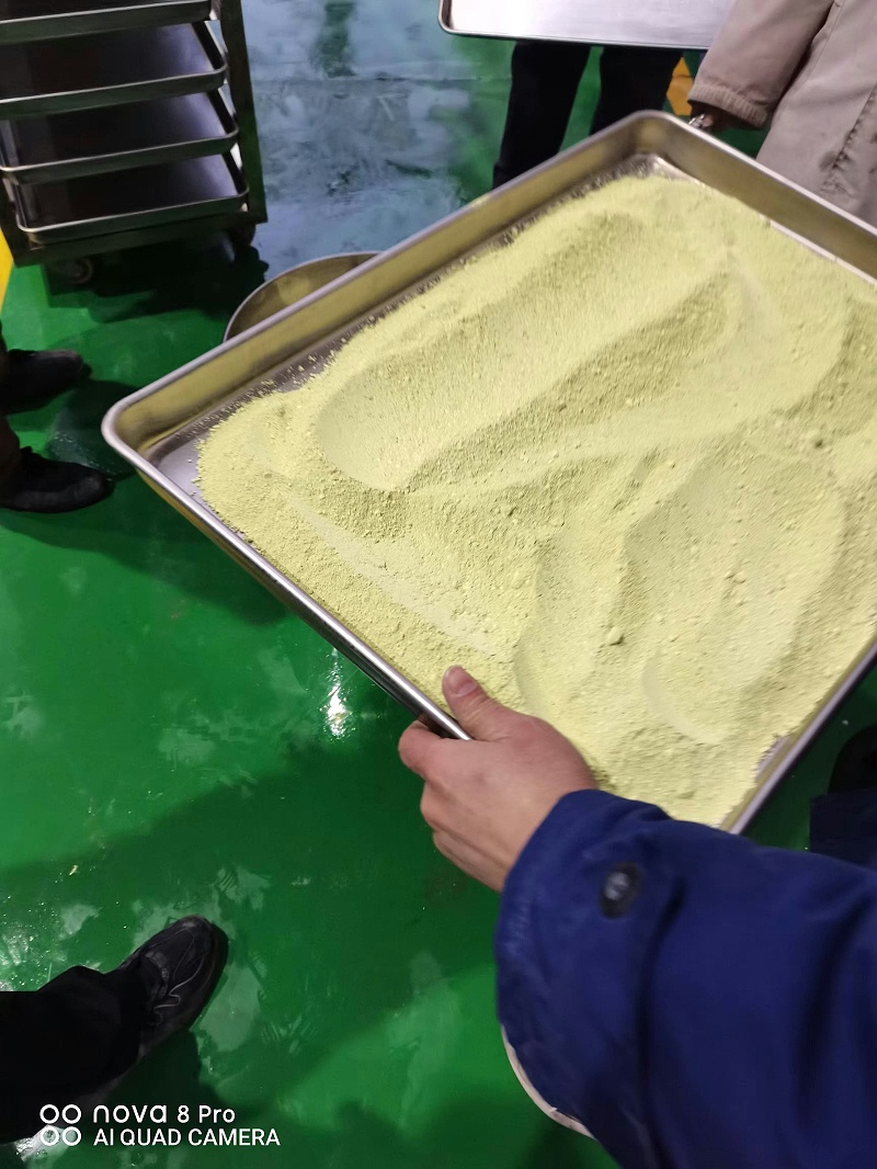 低溫刮板蒸發(fā)器處理后的干燥固體結(jié)晶鹽